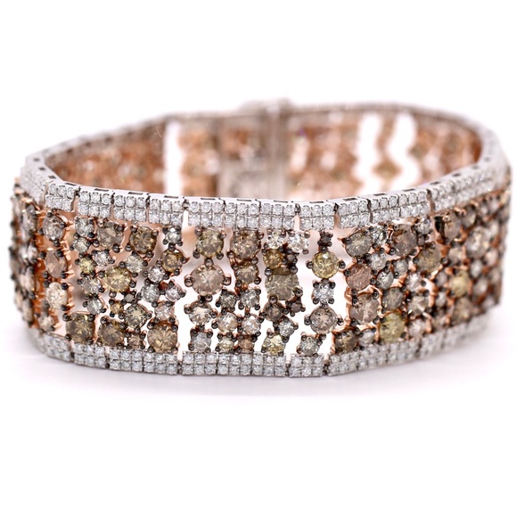 42.19 Carat Colored Diamond Bracelet - Picture 3 of 7